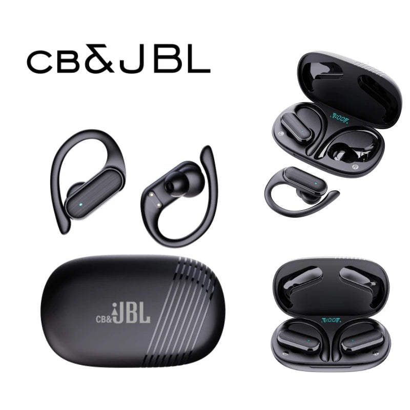 For CB&JBL Bluetooth TWS Wireless Earphones A520 Auricles Headphones EarHooks Game Headset Sports Touch Control Earbuds with mic