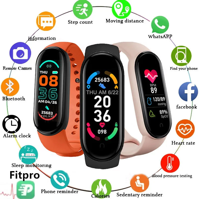 🚀 M6 Smart Watch – ULTIMAS UNIDADES!